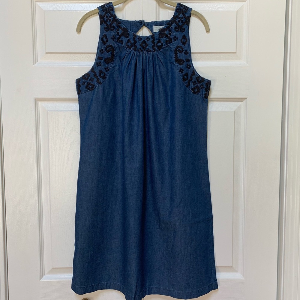 Old Navy Denim Maternity Dress